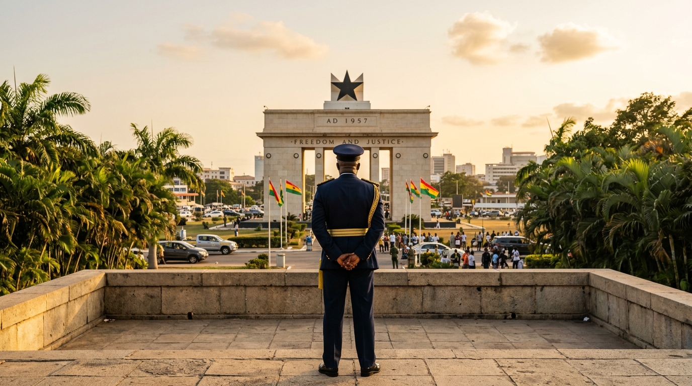 Uniformed professional in Accra